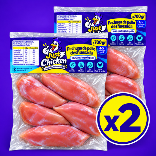 Pack Semanal · Pechuga deshuesada sin marinar 1,4 kg